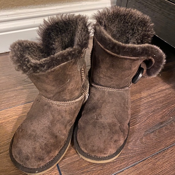 Pegis toddler Girls ugg like Boots sz 13 - Picture 4 of 6